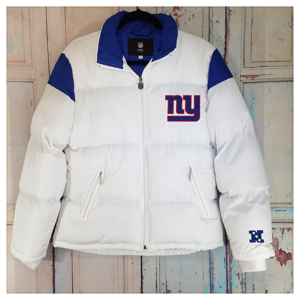 Boys NFL NY GIANTS Puffer Bubble Coat